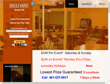 Tablet Screenshot of boulevardhall.com